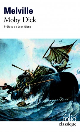 couverture de 'Moby Dick' de Melville en collection Folio
